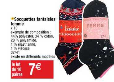 Socquettes Fantaisies Femme