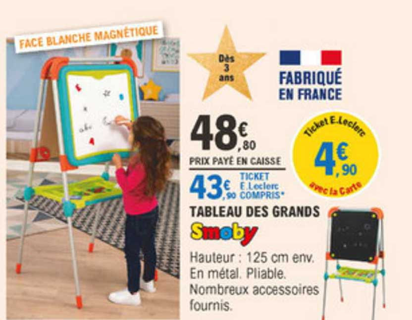 tableau des grands smoby