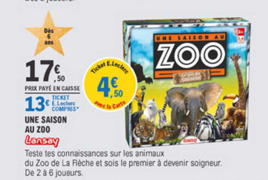 une saison au zoo lansay