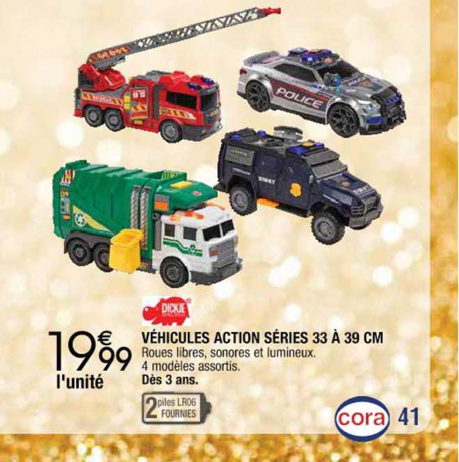 véhicules action séries 33 à 39 cm