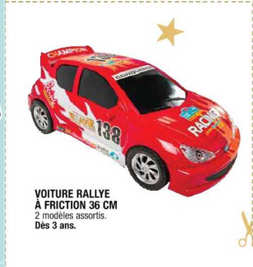 voiture rallye à friction 36 cm