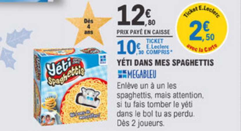 yéti dans mes spaghettis megableu