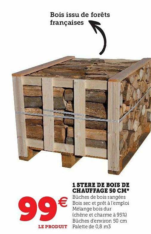 1 Stère De Bois De Chauffage 50 Cm