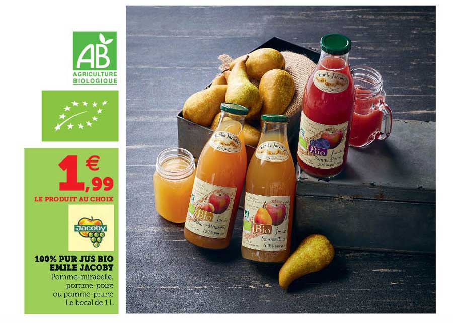 100% pur jus bio emile jacoby