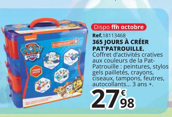 365 jours à créer pat'patrouille