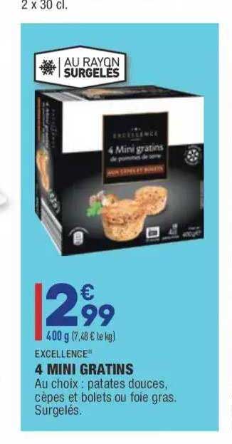 4 mini gratins excellence®