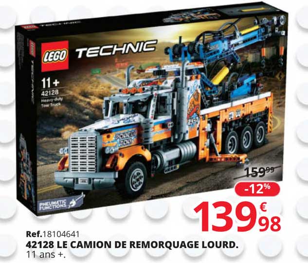 42128 le camion de remorquage lourd