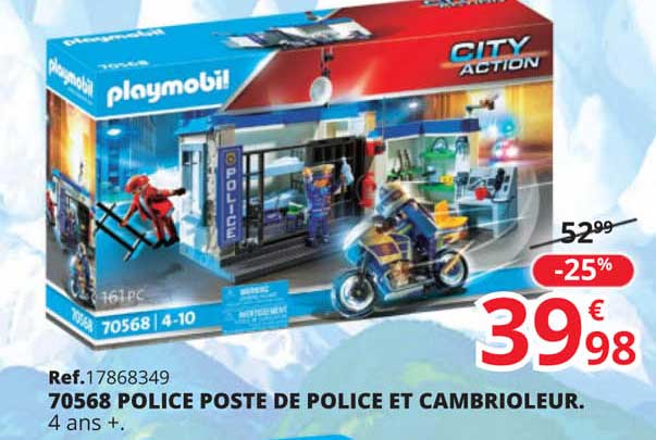 70568 police poste de police et cambrioleur