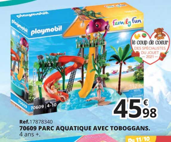 70609 parc aquatique avec toboggans