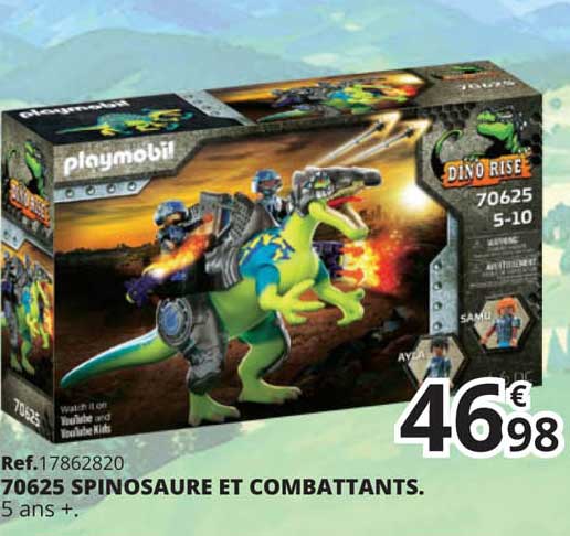 70625 spinosaure et combattants