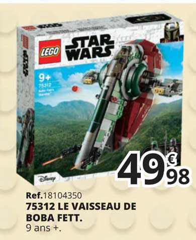 75312 la vaisseau de boba fett