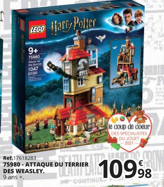 75980 - attaque du terrier des weasley