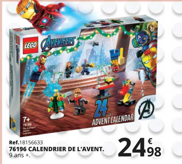 76196 calendrier de l'avent