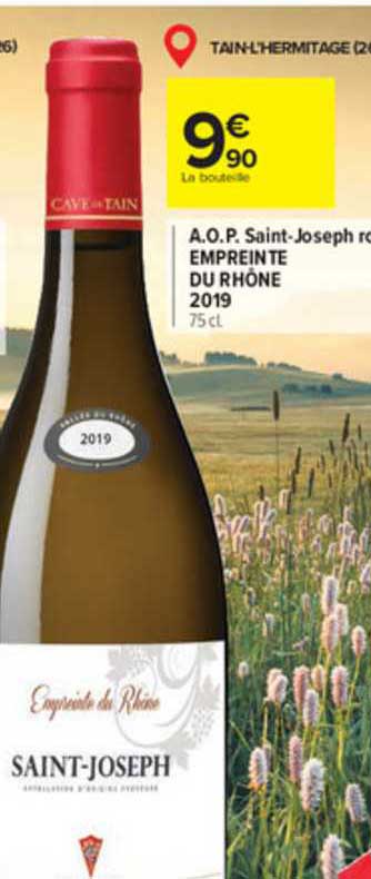 a.o.p. saint-joseph empreinte du rhône 2019