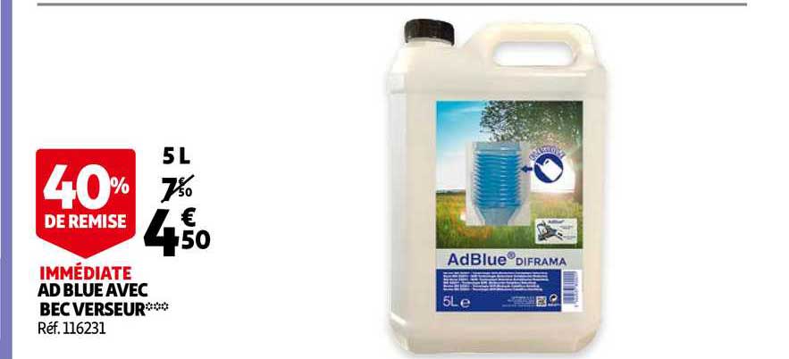 Ad Blue Avec Bec Verseur