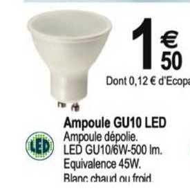 ampoule gu10 led