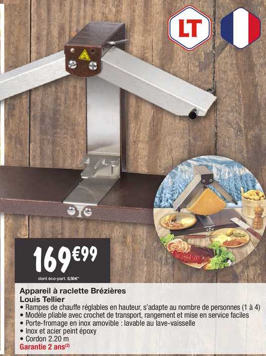 appareil à raclette brézières louis tellier
