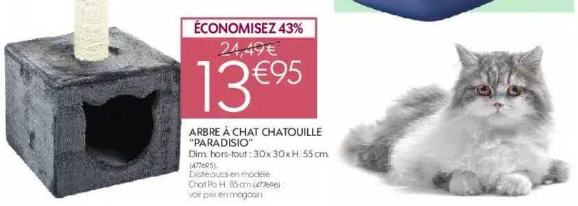 arbre à chat chatouille "paradisio"