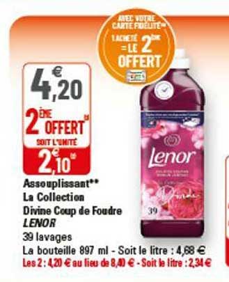 assouplissant la collection divine coup de foudre lenor