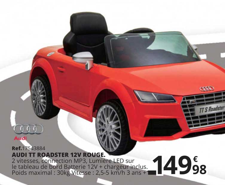 audi tt roadster 12v rouge audi