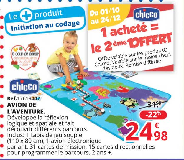 avion de l'aventure chicco