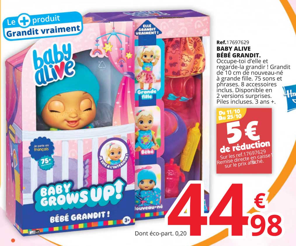 baby alive bébé grandit