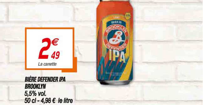 bière defender ipa brooklyn