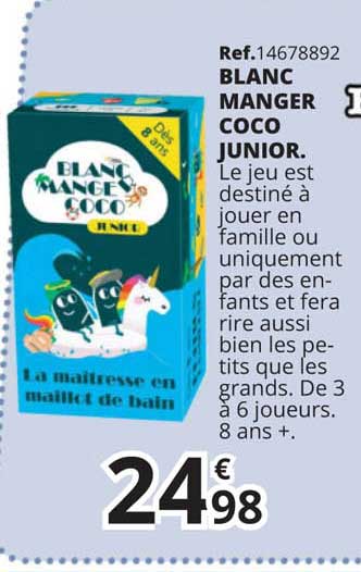 blanc manger coco junior