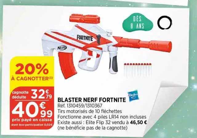 blaster nerf fortnite