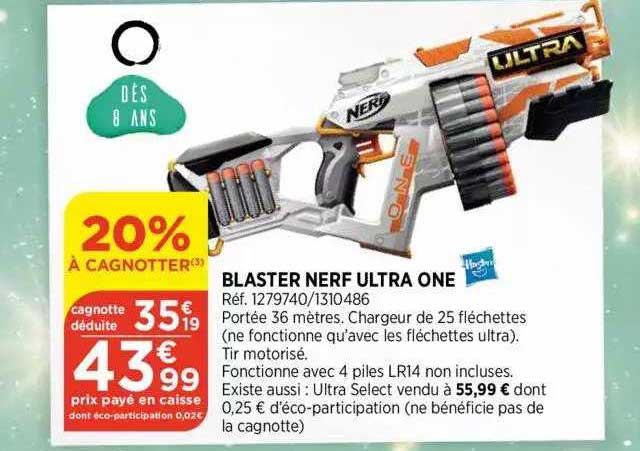 blaster nerf ultra one