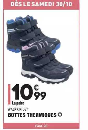 bottes thermiques walk x kids®