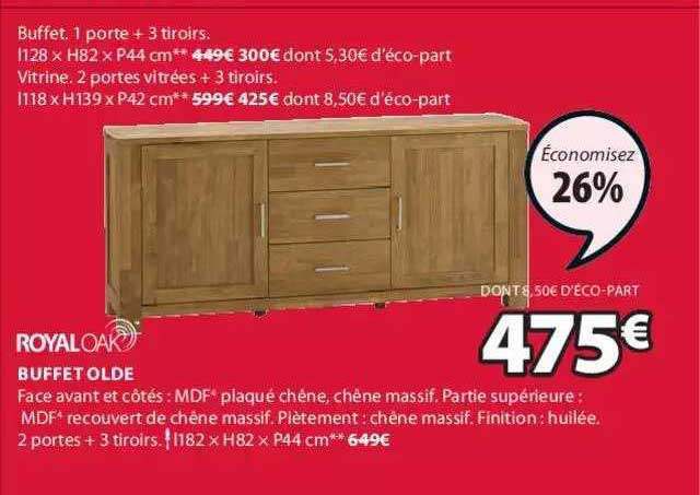 Buffet Olde Royaloak