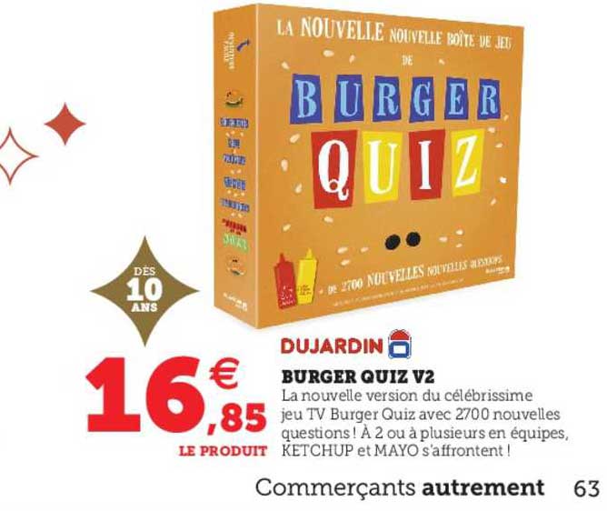 burger quiz v2 dujardin