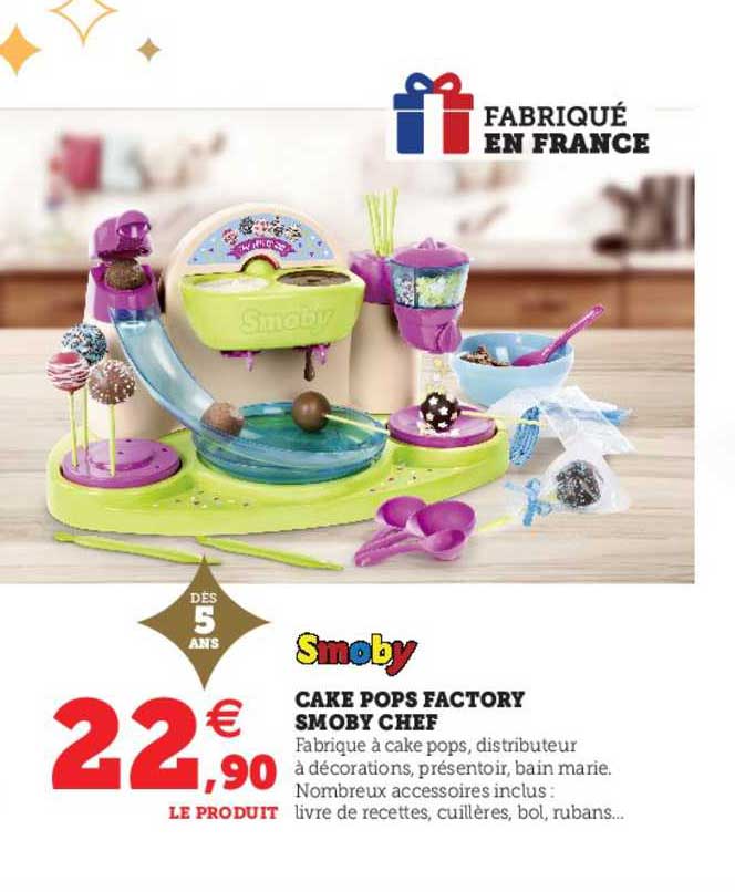 cake pops factory smoby chef