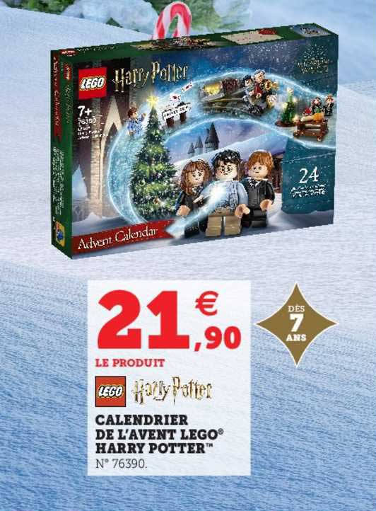 calendrier de l'avent lego harry potter