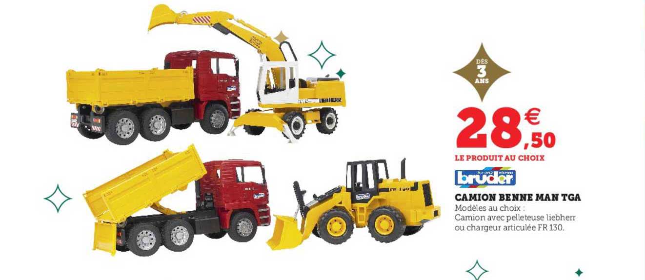 camion benne man tga bruder