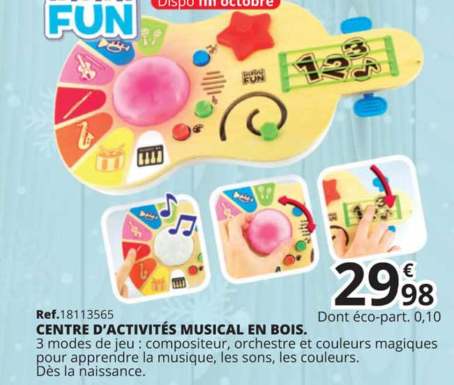 Centre D'activités Musical En Bois
