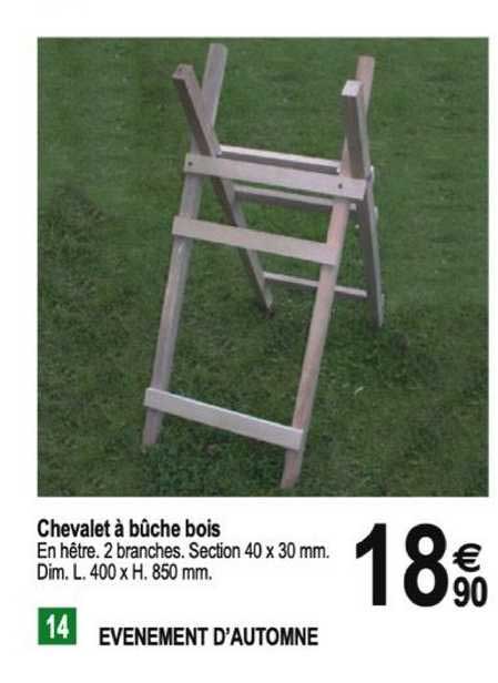 Chevalet à Bûche Bois