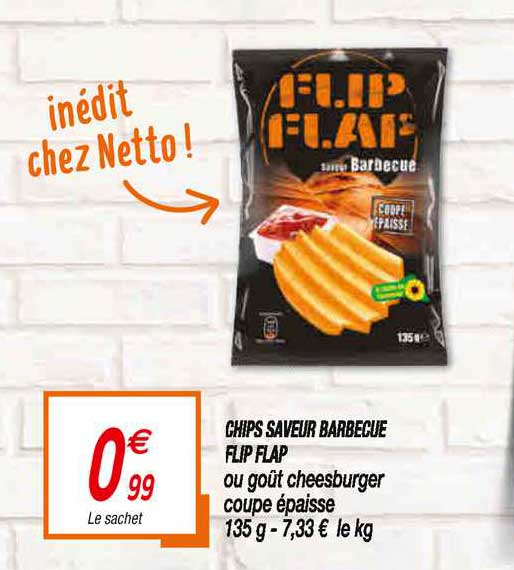 chips saveur barbecue flip flap
