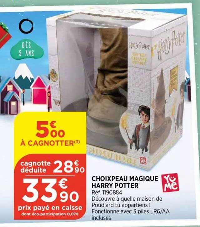 choixpeau magique harry potter