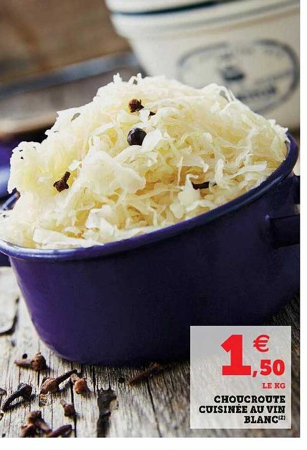 Choucroute Cuisinée Au Vin Blanc
