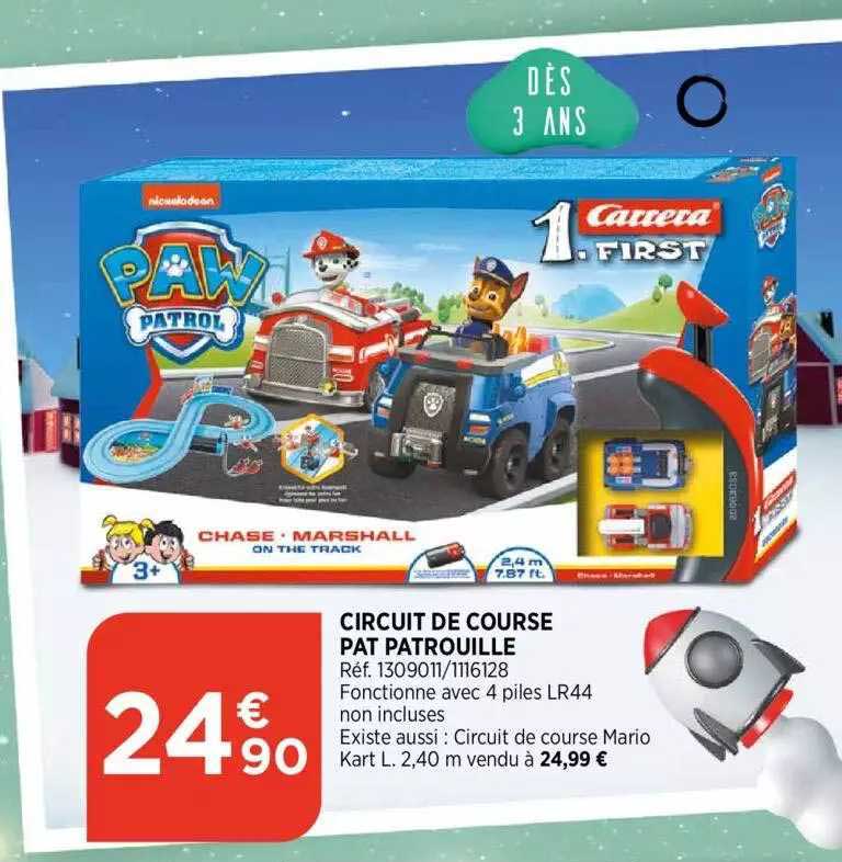 circuit de course pat patrouille