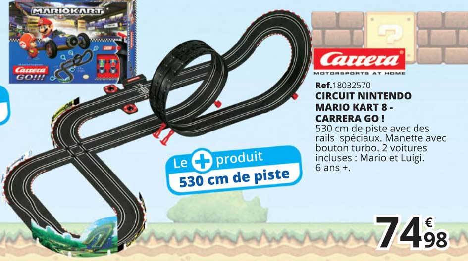 circuit nintendo mario kart 8- carrera go!