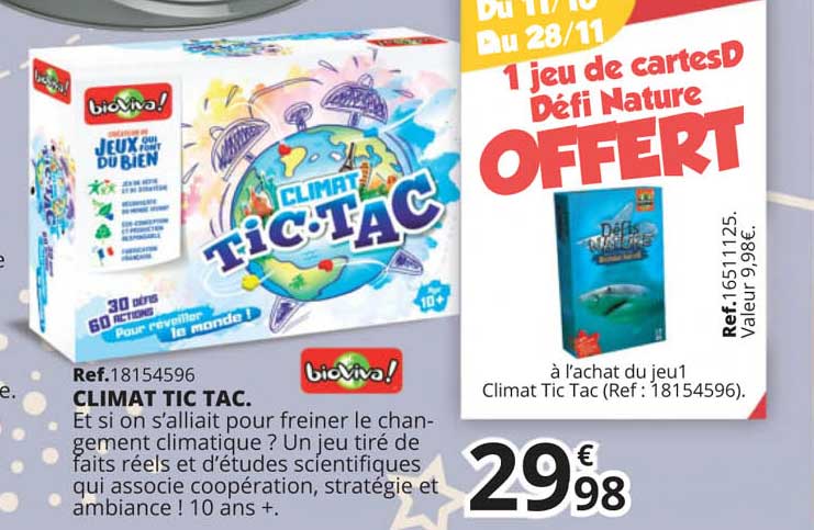 climat tic tac bioviva!