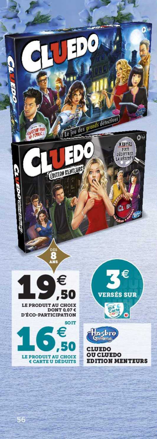 cluedo ou cluedo édition menteurs