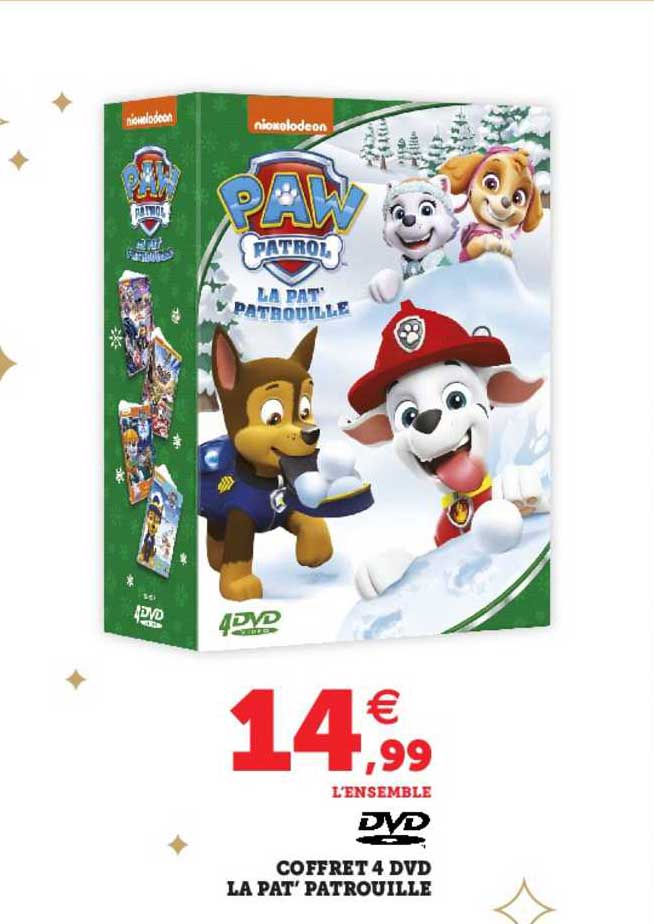 coffret 4 dvd la pat' patrouille