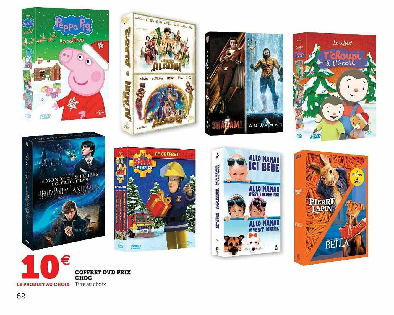 coffret dvd prix choc
