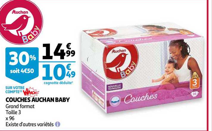 Couches Auchan Baby