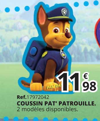 coussin pat' patrouille