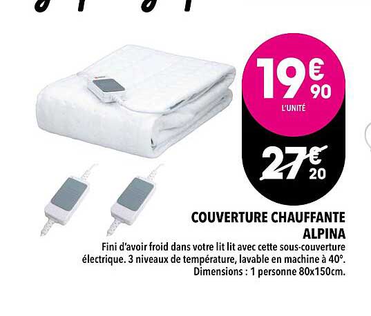 Couverture Chauffante Alpina